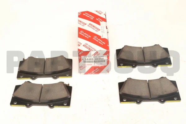 0446560350 Genuine Toyota PAD KIT DISC BRAKE 04465-60350